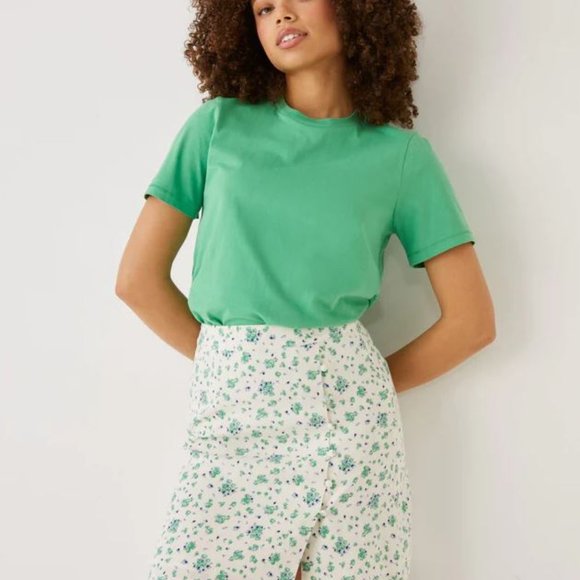 Frank & Oak Floral Mini Skirt - Size L - Picture 2 of 3